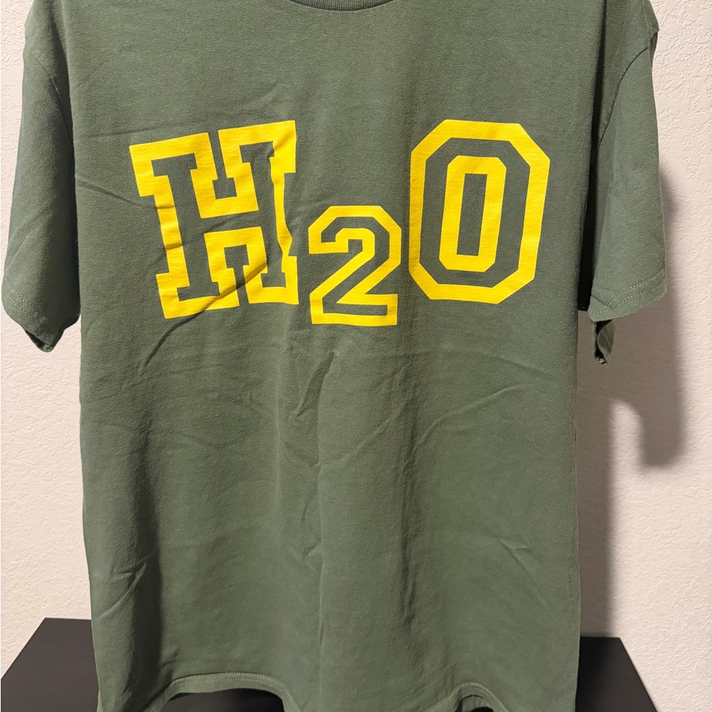 H20 New York Hard Core Olive Green Band Tee